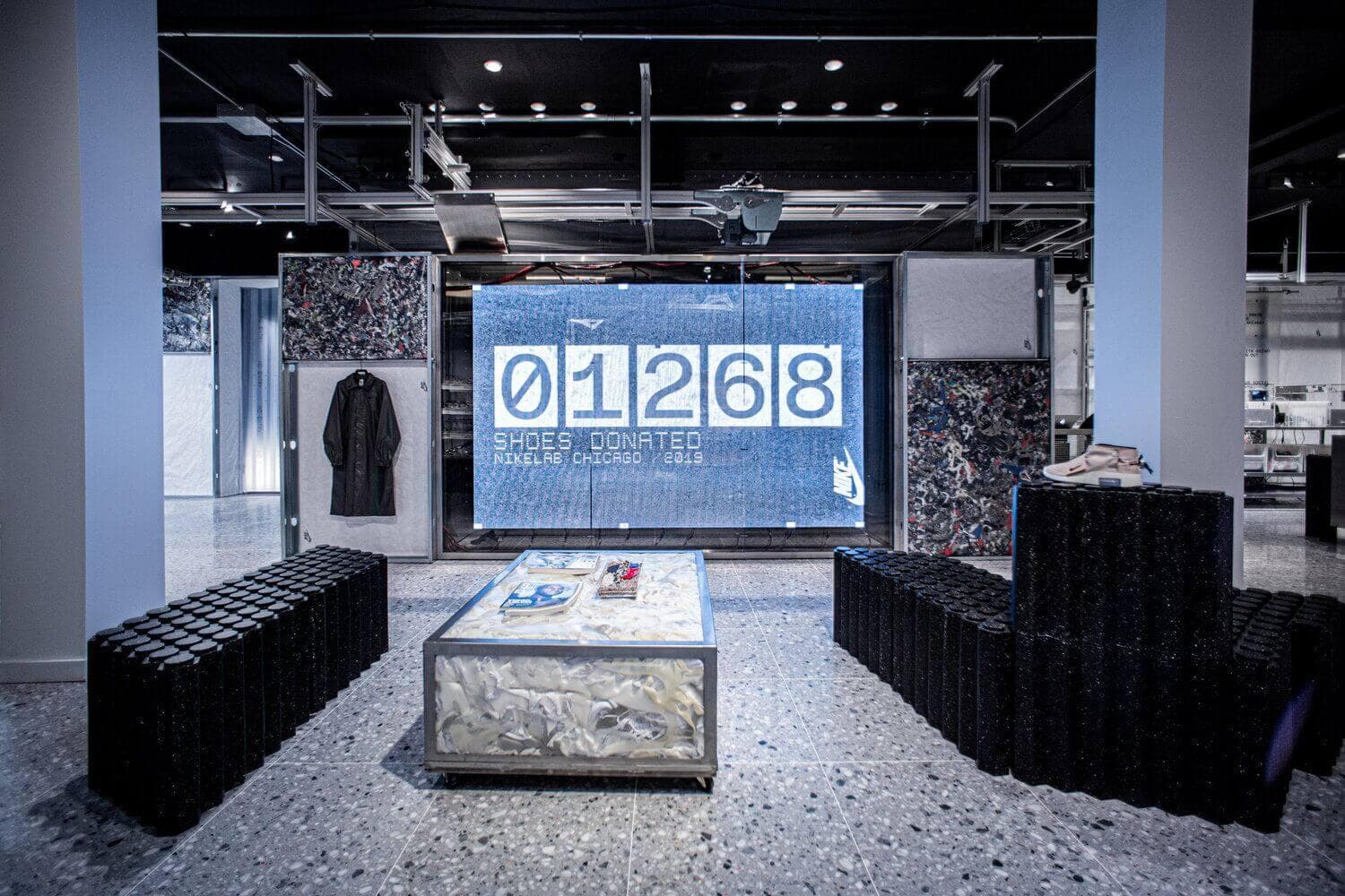 Archive image 5: A section of a modern building with a geometric facade.